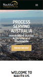 Mobile Screenshot of nautilusinvestigations.com.au